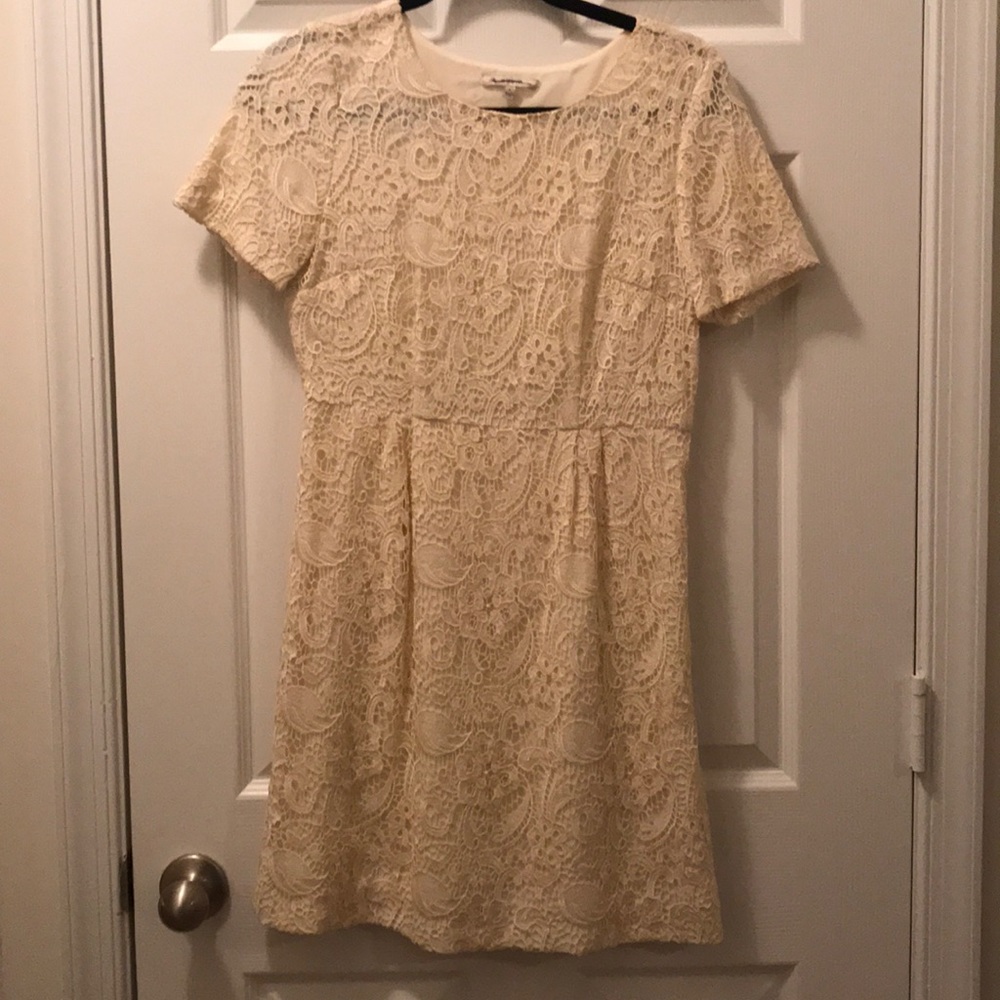 Madewell Broadway and Broome Ivory Lace Dress Sz.0